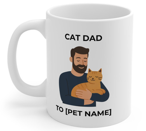 Tazza gatto papà - a, [nome
