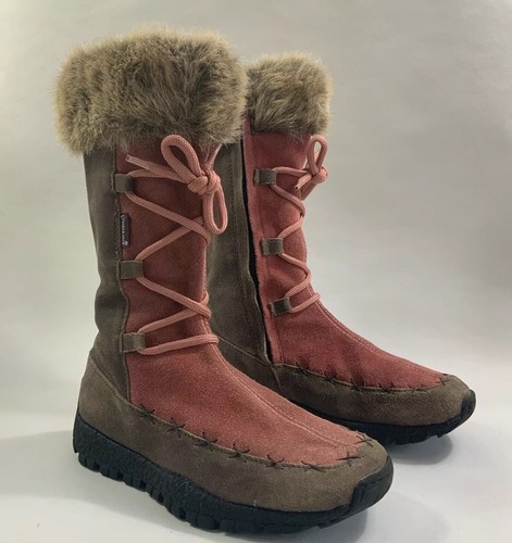 Stivali lumberjack buff pink - stivali,