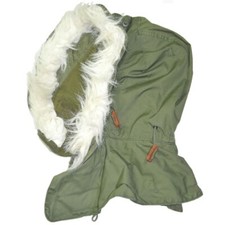 Nuovo cappuccio GI M-65 Extreme Cold Weather Fishtail 65% cotone 35% nylon made in USA