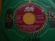 NARCISO PARIGI-RAMONE/CANZONE D'AMORE-45 GIRI-1956