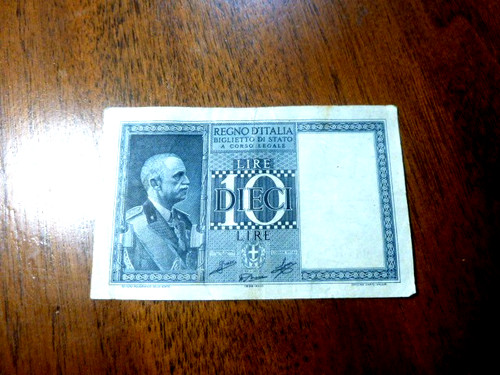 Italia 1939 lire - 1939, 10