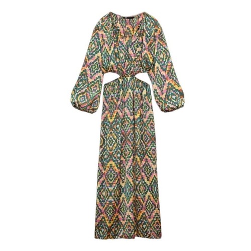 Maxi abito zara stampa - maxi,