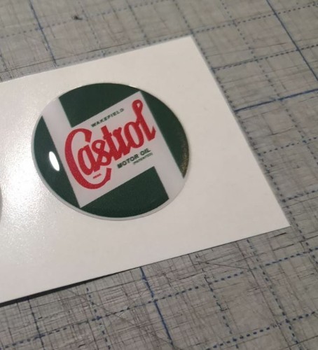 Adesivo castrol racing - adesivo,