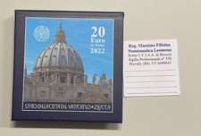 NL* VATICANO PAPA FRANCESCO I 20 EURO RAME 2022 LA CUPOLA DI SAN PIETRO FDC set