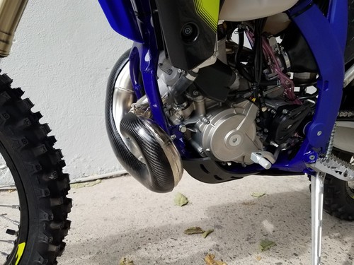 Carbon enduro exhaust pipe - carbon,