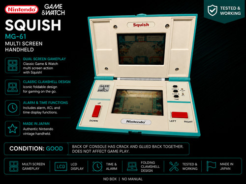 Nintendo game watch squish - nintendo, &