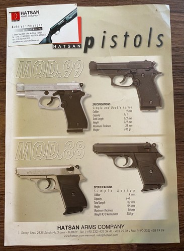 Scheda vendita pistole - a, gas