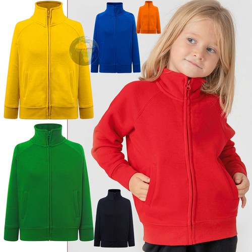 Felpa bambino zip - da,
