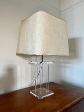 Vintage plexiglass table lamp