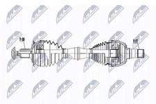 Albero motore asse anteriore