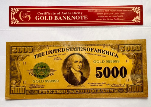 1928 5000 james madison - $5000,