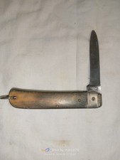 ANTICO COLTELLO VIRGINIA DA TASCA MANICO IN OSSO 