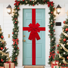 Fiocco rosso porta natale - fiocco,