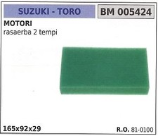 Filtro aria TORO per motore rasaerba 2 tempi 005424
