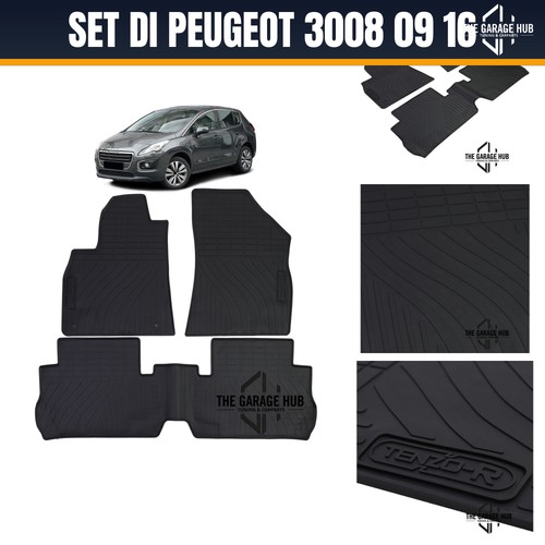 Set tappetini gomma neri - in,