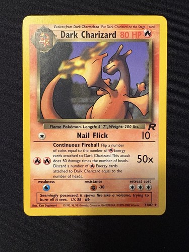Pokémon dark charizard - charizard, 21/82