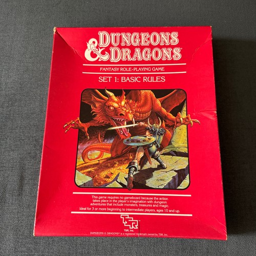 Dungeons dragons basic - dragons, rules