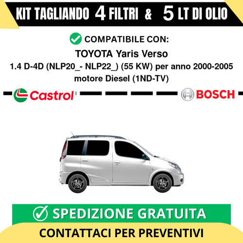 Tagliando filtri bosch 5 - tagliando,