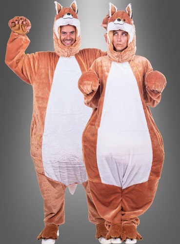 Costume volpe peluche deluxe - costume,