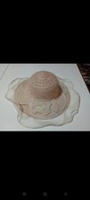 Cappello paglia beige con - cappello,