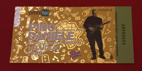 Raro biglietto concerto pino - concerto,