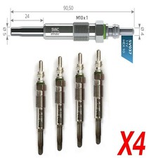 4X CANDELETTE RISCALDATORE SVC