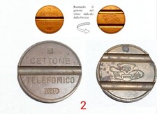 Antico Raro GETTONE TELEFONICO 7803 MARZO 1978 CONIATO DA IPM non Ruotato 2