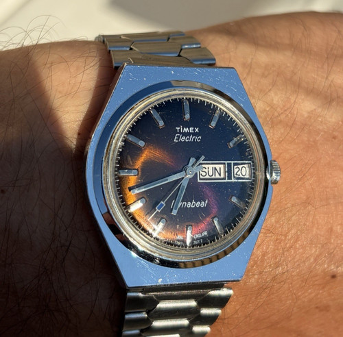 Orologio vintage 1977 timex - vintage,