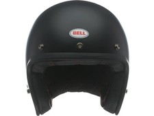 Casco Jet BELL Custom 500 Nero Opaco Omologato 22.06 Cafe Racer Harley Davidson