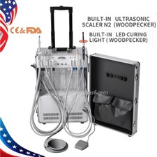 FDA Sistema Unità Dentale Portatile Compressore Aria Alta Aspirazione Scaler Luce di Cura