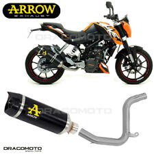 Scarico KTM 125 DUKE 2011 2012 ARROW ALU Nero CC THUNDER