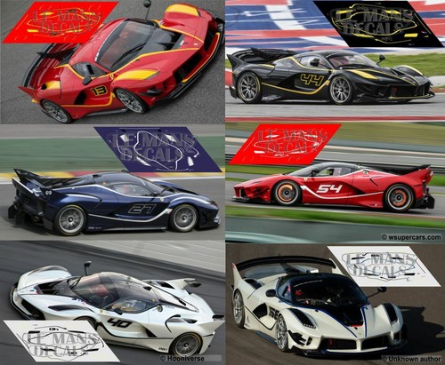 Decals ferrari laferrari fxx - decals,