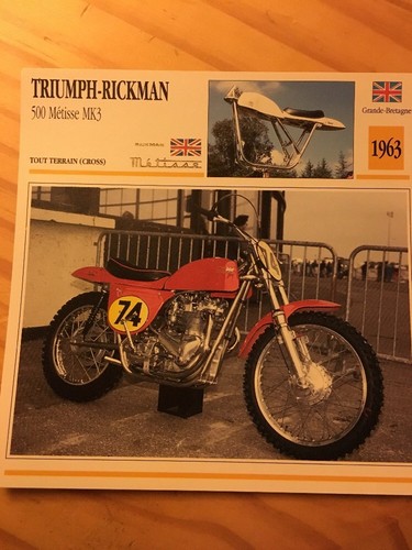 Triumph rickman 500 métisse - 500,