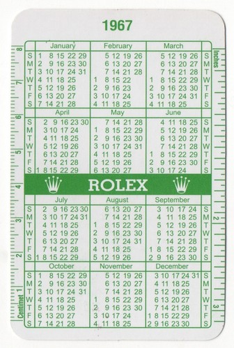Rolex 1967 1968 - rolex, calendar