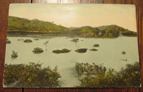 C49 vintage postcard canal - c49,