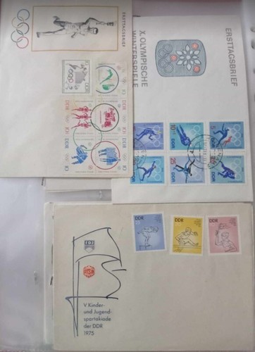 Buste affrancate ddr fdc - 15,