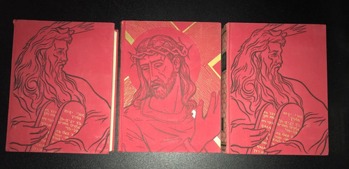 Sacra bibbia 3 volumi - bibbia,,