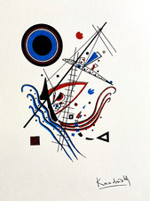 Wassily Kandinsky Litografia COA originale Museum -Piet Mondrian Paul Klee