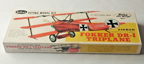 Guillow fokker i - fokker, dr-i