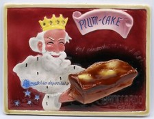 Stupenda Pubblicità Su Ceramica 29x22 cm ORIGINALE Anni 50/60 BROCCARDO TORINO 