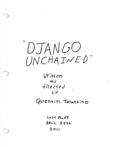 Django unchained sceneggiatura - django,