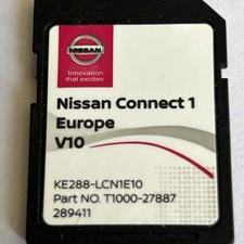 Scheda SD Nissan Connect 1 aggiornamento navigatore satellitare V10 n. parte KE288-LCN1E10