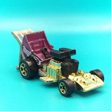 Hot Wheels 1999 Baby Boomer passeggino auto da corsa viola oro pressofuso giocattolo vintage
