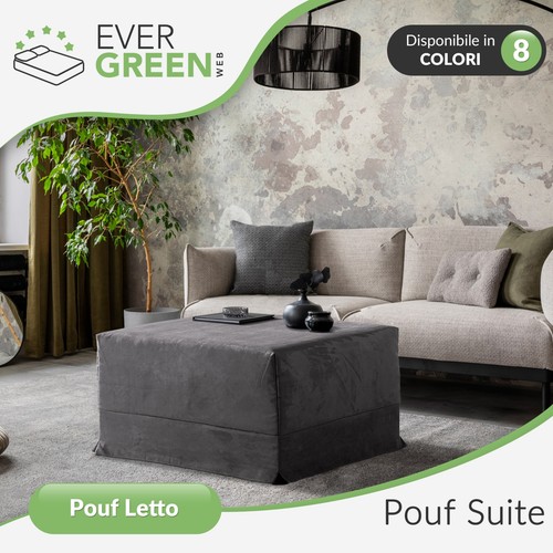Pouf letto trasformabile - pouf,