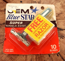 Rasoio gem blue star contour - gem,
