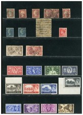 GRAN BRETAGNA - da 1840 a 1970 - compresa la serie CASTELLI MNH.