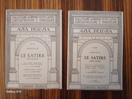 Classi latini orazio satire - classi,