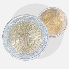 Moneta euro francia - moneta,