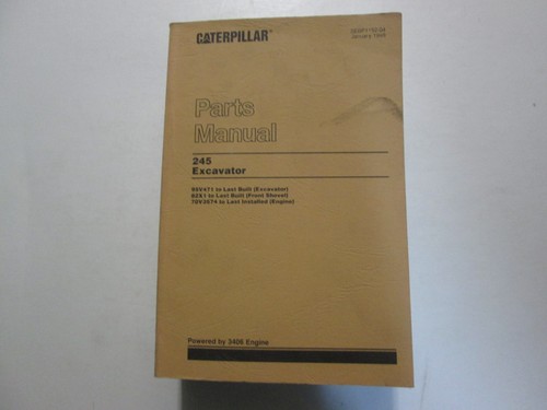 Manuale parti escavatore - manuale,