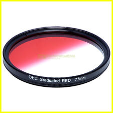 77mm. filtro digradante rosso OEC Graduated red filter. Vite M77. Graduato.